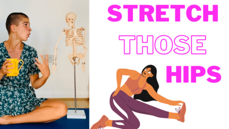 76- Stretching exercise : opening the hips
