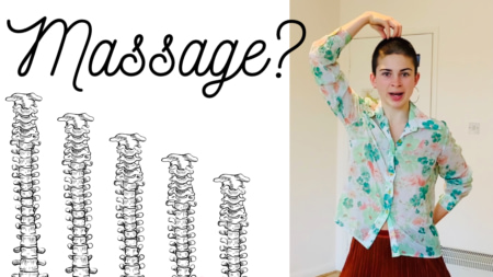 103- Massage de la colonne vertébrale (pince debout)