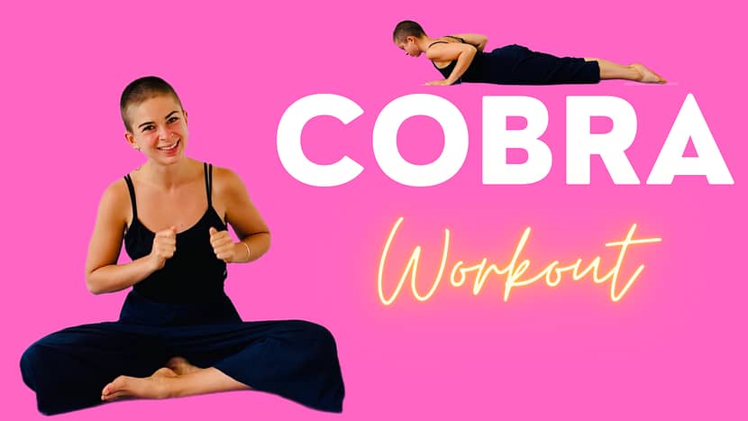 cobra pose yoga glutes back strength